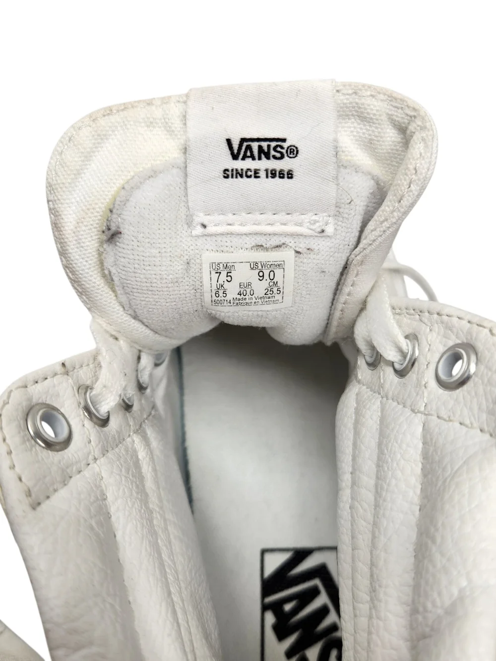 Vans Sk8-Hi Platform Sneakers in Off-White